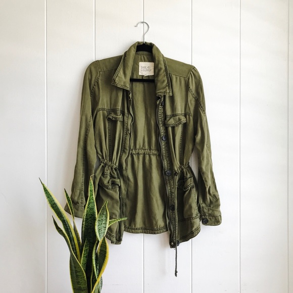 Thread & Supply Jackets & Blazers - Military Style Drawstring Jacket